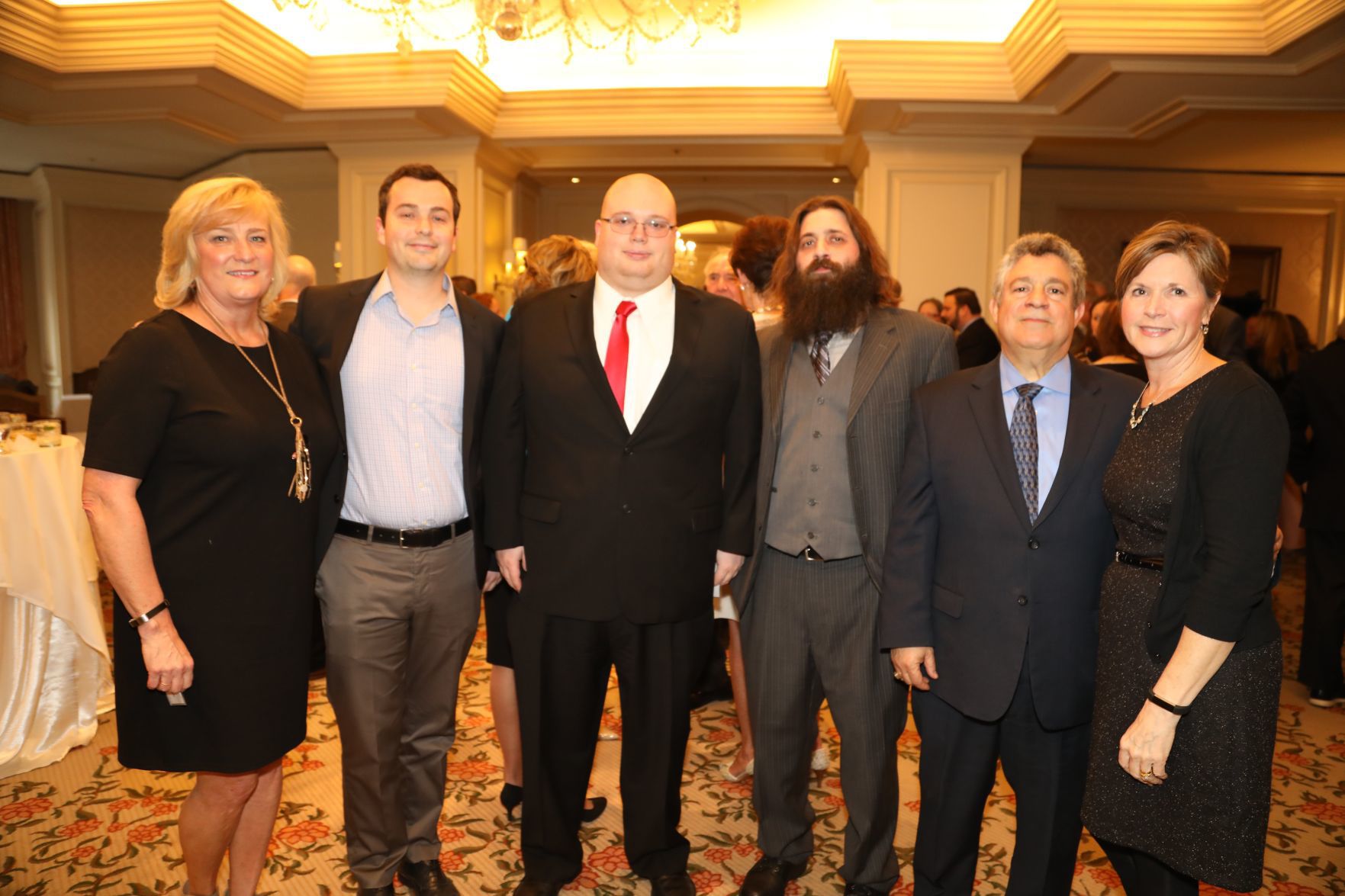 Diane and Phillip Capellupo, Chris Newell, Jon, Andrew and Monica Sandroni
